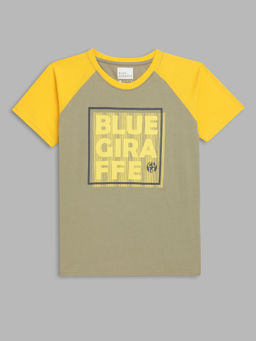 Blue Giraffe - Boys Multi Printed T-shirt