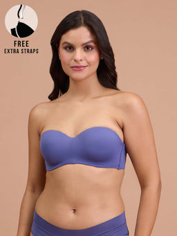 Nykd by Nykaa - The Ultimate Multiway Strapless Padded Wired Bra NYB027 D.Purple