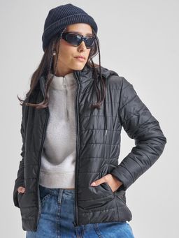 TOKYO TALKIES - Women Black Solid Jacket