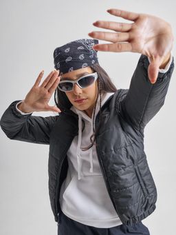 TOKYO TALKIES - Women Black Polyester Jacket