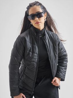 TOKYO TALKIES - Women Black Puffer Jacket