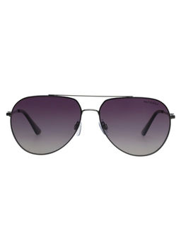 Tommy Hilfiger - Men Purple Lens Black Aviator Sunglasses (TH1577PL-N) (61)