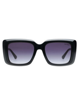 Tommy Hilfiger - Women Navy Blue Lens Black Square Sunglasses (TH1593) (52)