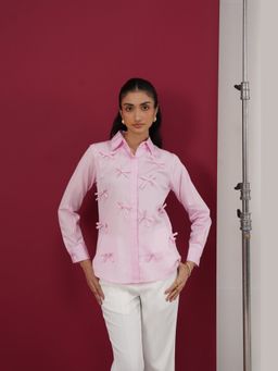 AMOSHI - Pink Bo Shirt
