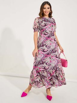 Styli - Women Floral Printed Maxi Dress