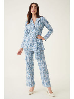 SALT Attire - Blue Everlasting Paisley Co-ord (Set of 3)