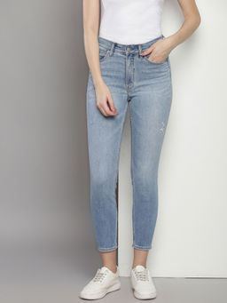 Calvin Klein - Women Light Blue High Rise Skiiny Jeans