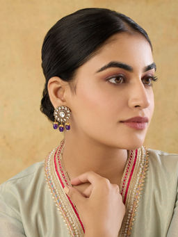 Indinoor - Guavarina Kundan Polki Studs