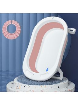 Safe-O-Kid - Tubbly Foldable Baby Bath tub -Pink (0-36 Months)