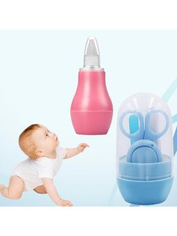 Safe-O-Kid - BPA-Free Nasal Aspirator with Grooming Kit Complete Baby Hygiene Set (0-36 Months)