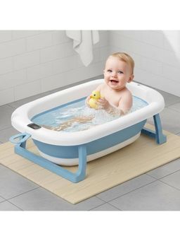 Safe-O-Kid - Baby Bath Tub with Digital Meter - Blue (0-36 Months)