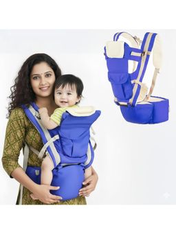 Safe-O-Kid - Newborn Baby 4 in 1 Baby Carrier with Detachable Hip Seat - Blue (0-36 Months)