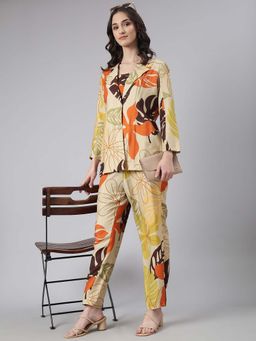 SHOWOFF - Women Multi-Color Printed Co-Ord (Set of 3)