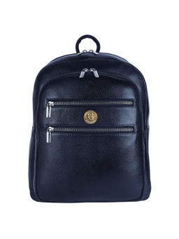 HiLEDER - Pure Ndm Leather Spacious Formal 11.5" Backpack Laptop Office Bag Blue