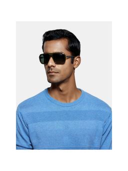 Opium Eyewear - Grey Plastic Full Rim Sunglasses for Men (56)