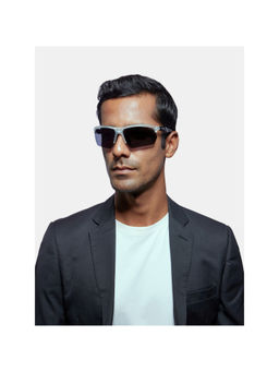 Opium Eyewear - White Plastic Full Rim Sunglasses for Men (73)