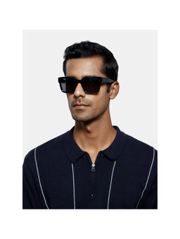 Opium Eyewear - Black Plastic Full Rim Sunglasses for Men (54)