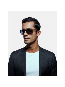 Opium Eyewear - Crystal Plastic Full Rim Sunglasses for Men (60)