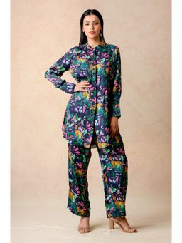 THETAA - Blue Stone Embellished Co-Ord (Set of 2)