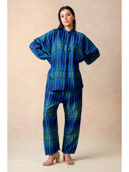 THETAA - Blue Stripes Co-Ord (Set of 2)