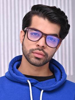 ROYAL SON - Unisex Eye Protection Red Computer Glasses (58)