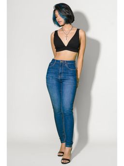 FREAKINS - Dark Blue Skinny Jeans