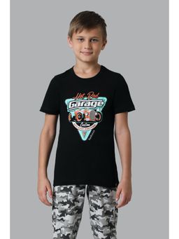 Van Heusen - Boys Smart Tech & Easy Stain Release T-Shirt - Black
