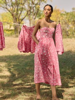 Notch Above - Pink Madison Corset Dress