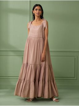The Neem Tree - Rose Mauve Breezy Tiered Maxi Dress