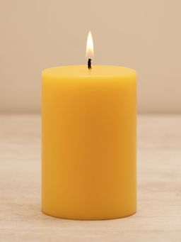 Pure Home + Living - Yellow Magnolia Jasmine Pillar Candle - Large