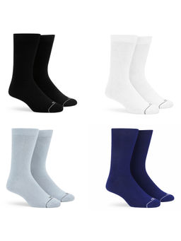 Dynamocks - Men & Women Bamboo Crew Length Socks (Pack of 4)