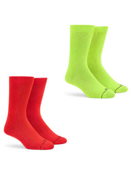Dynamocks - Men & Women Bamboo Crew Length Socks (Pack of 2)