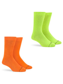 Dynamocks - Men & Women Bamboo Crew Length Socks (Pack of 2)