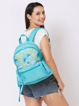 Caprese - Women Turquoise Xenia Backpack (M)