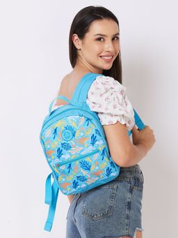Caprese - Women Light Blue Xenia Backpack (S)