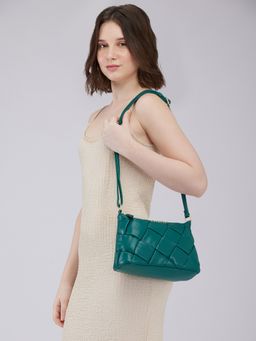 Caprese - Women Teal Merlin Sling Bag (M)