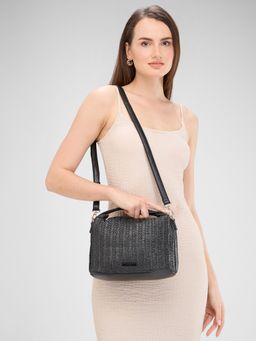 Caprese - Women Black Neo Sling Bag (M)