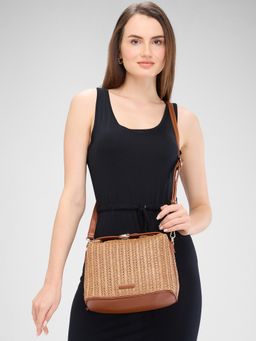 Caprese - Women Tan Neo Sling Bag (M)