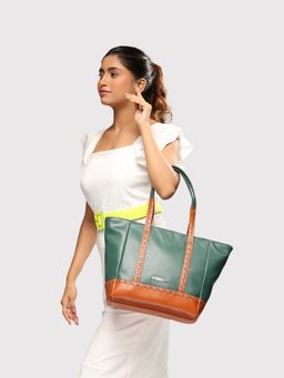 Caprese - Women Green Lucca Tote Bag (M)