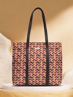 Caprese - Women Orange Susan Tote Bag (L)