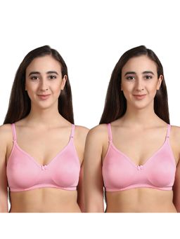 Groversons Paris Beauty - Womens Seamless Non-Padded Non-Wired Bra-PO2