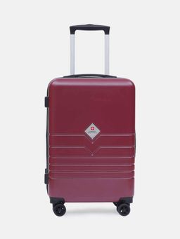 Swiss Military - Unisex Arctic Hard 8 Wheel Spinner Trolley Bag - Purple