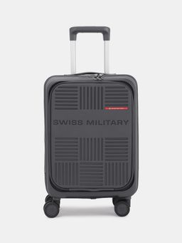 Swiss Military - Unisex Spectra Hard 8 Wheel Spinner Trolley Bag - Grey