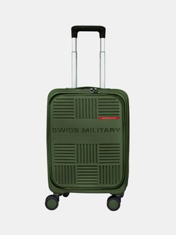 Swiss Military - Unisex Spectra Hard 8 Wheel Spinner Trolley Bag - Olive