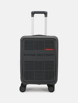 Swiss Military - Unisex Spectra Key Hard 8 Wheel Spinner Trolley Bag - Grey