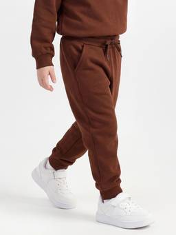 United Colors of Benetton - Boys Brown Solid/Plain Polyester Blend Pant