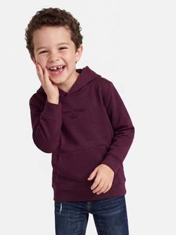 United Colors of Benetton - Boys Purple Printed Modal Hoodie