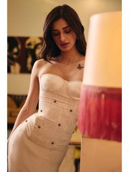 Old Marigold - Off White Lake Como Corset Top