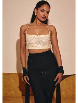 Old Marigold - Tenerife Cream Halter Top