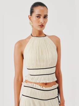 AROKA - Cream Amour Top